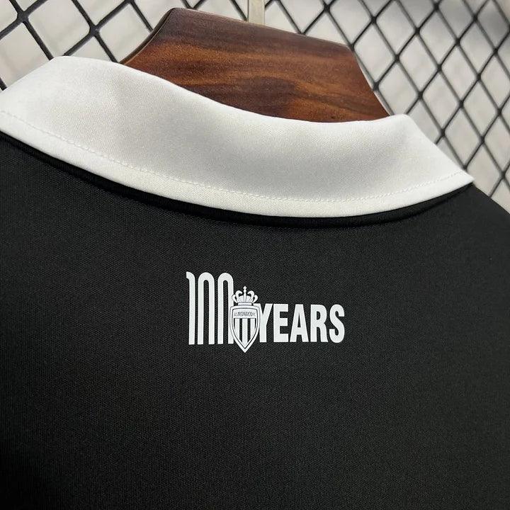 Camisola AS Monaco futebol preto 2024 2025