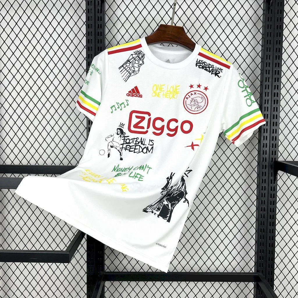 Ajax Amsterdam Bob Marley camisola futebol 2025 2026