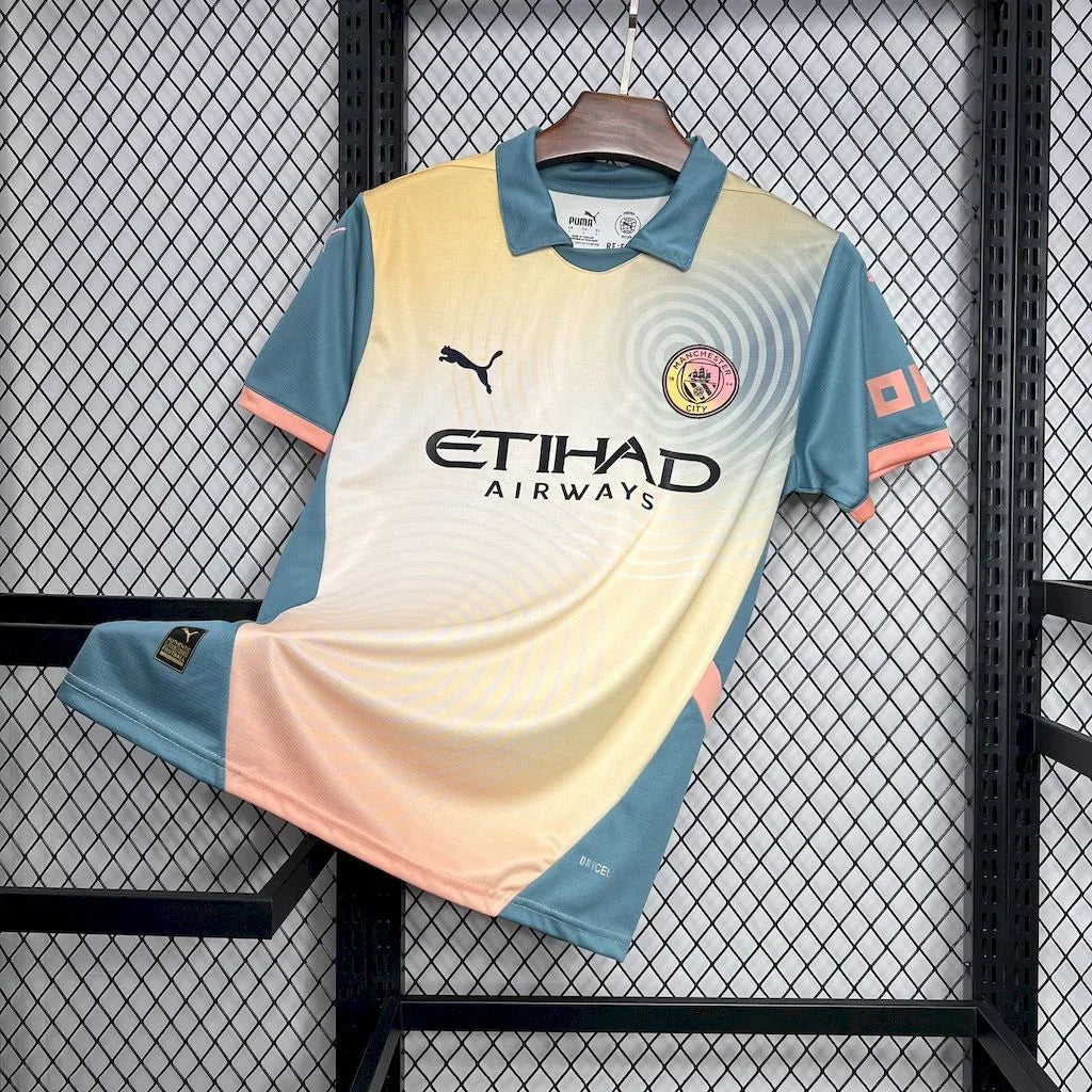 Fotballdrakt Manchester City 2024/25 fjerde