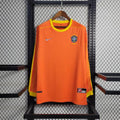 Camisola Retro Mangas Compridas 1998 Brasil Guarda-Redes
