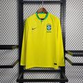 Camisola Brasil Casa 2022/23 Copa do Mundo Manga Comprida