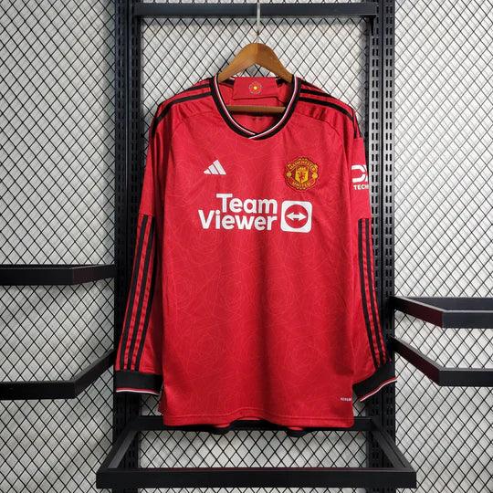 Voetbalshirt Manchester United 2023 2024 Lange Mouw