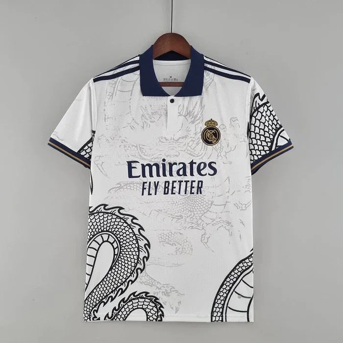 Camisola Real Madrid temporada 2023-2024 edição especial dragão branco