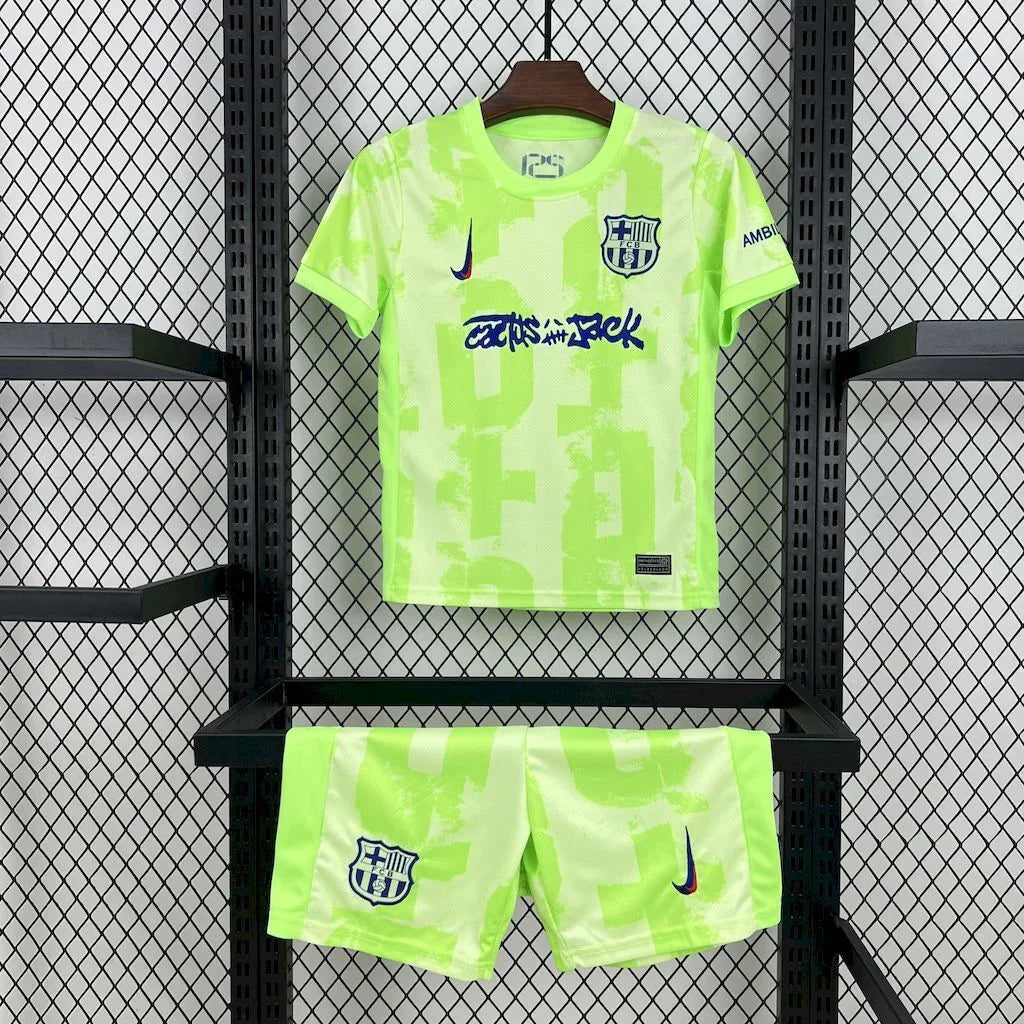 Kit Criança FC Barcelona conceito 2024-25