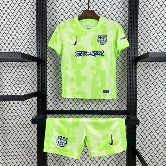 Kit Criança FC Barcelona conceito 2024-25