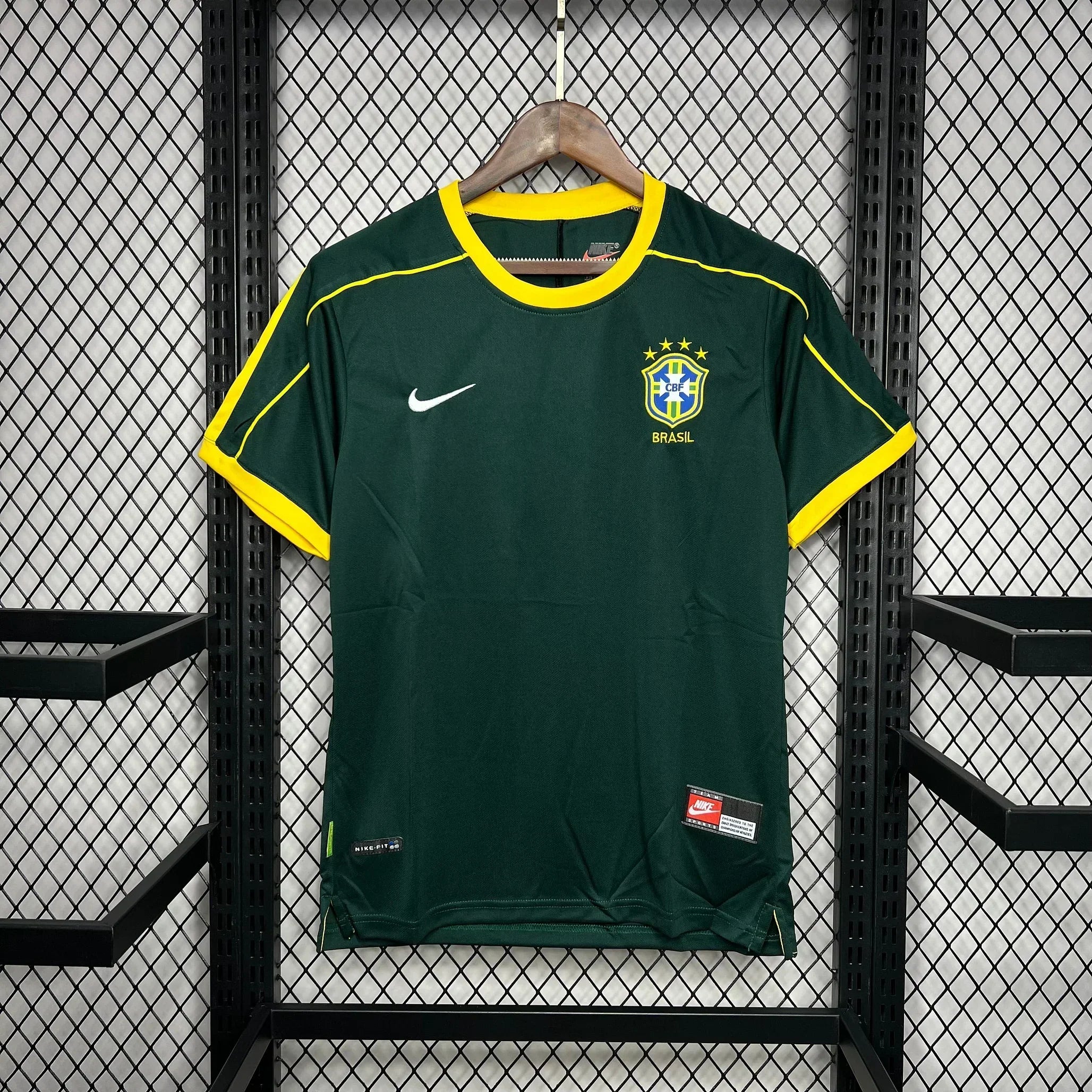 Camisola Brasil Futebol Retro 1998