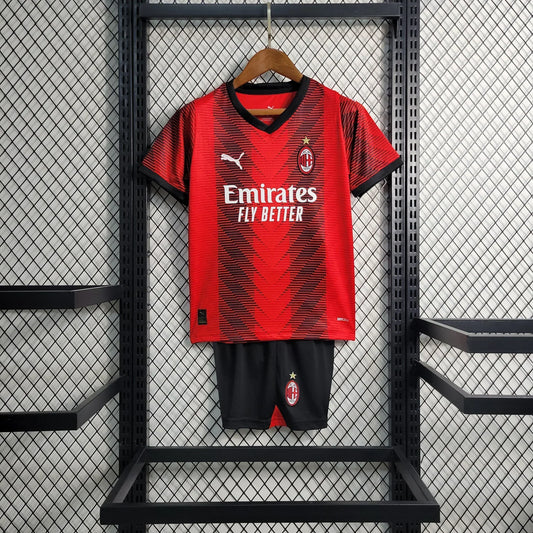 Kit Criança AC Milan 2023 2024