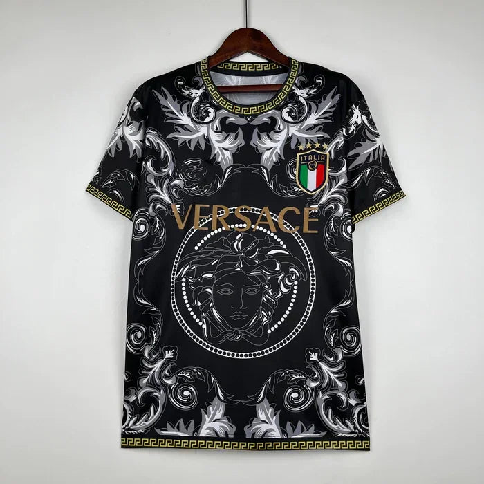 Camisola Itália temporada 2023-2024 collab Versace preto