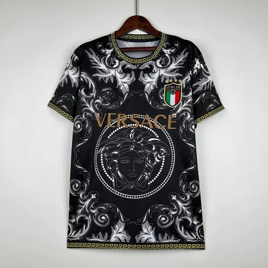 Camisola Itália temporada 2023-2024 collab Versace preto