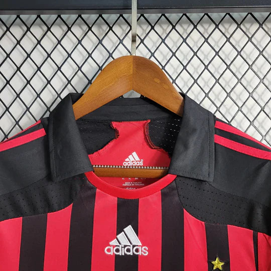 Camisola AC Milan Retro 2007 2008 Manga Comprida