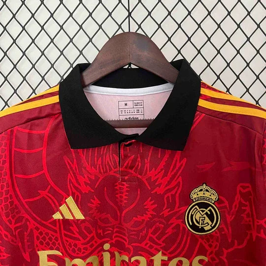 Camisola 2024/25 Real Madrid Conceito Dragão Vermelho