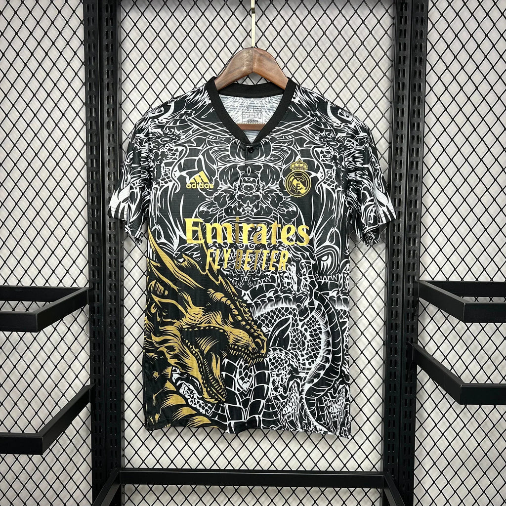 Camisola Real Madrid futebol conceito 2024 2025