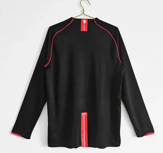 Camisola 07-08 Manchester United Fora Mangas Compridas
