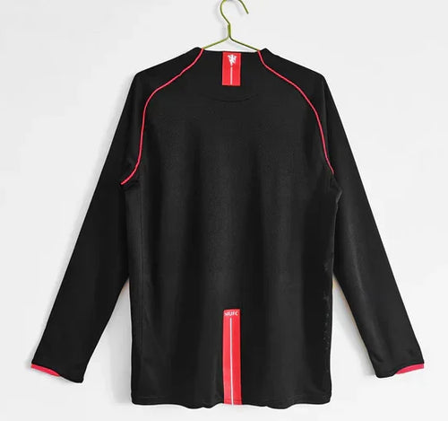 Camisola 07-08 Manchester United Fora Mangas Compridas