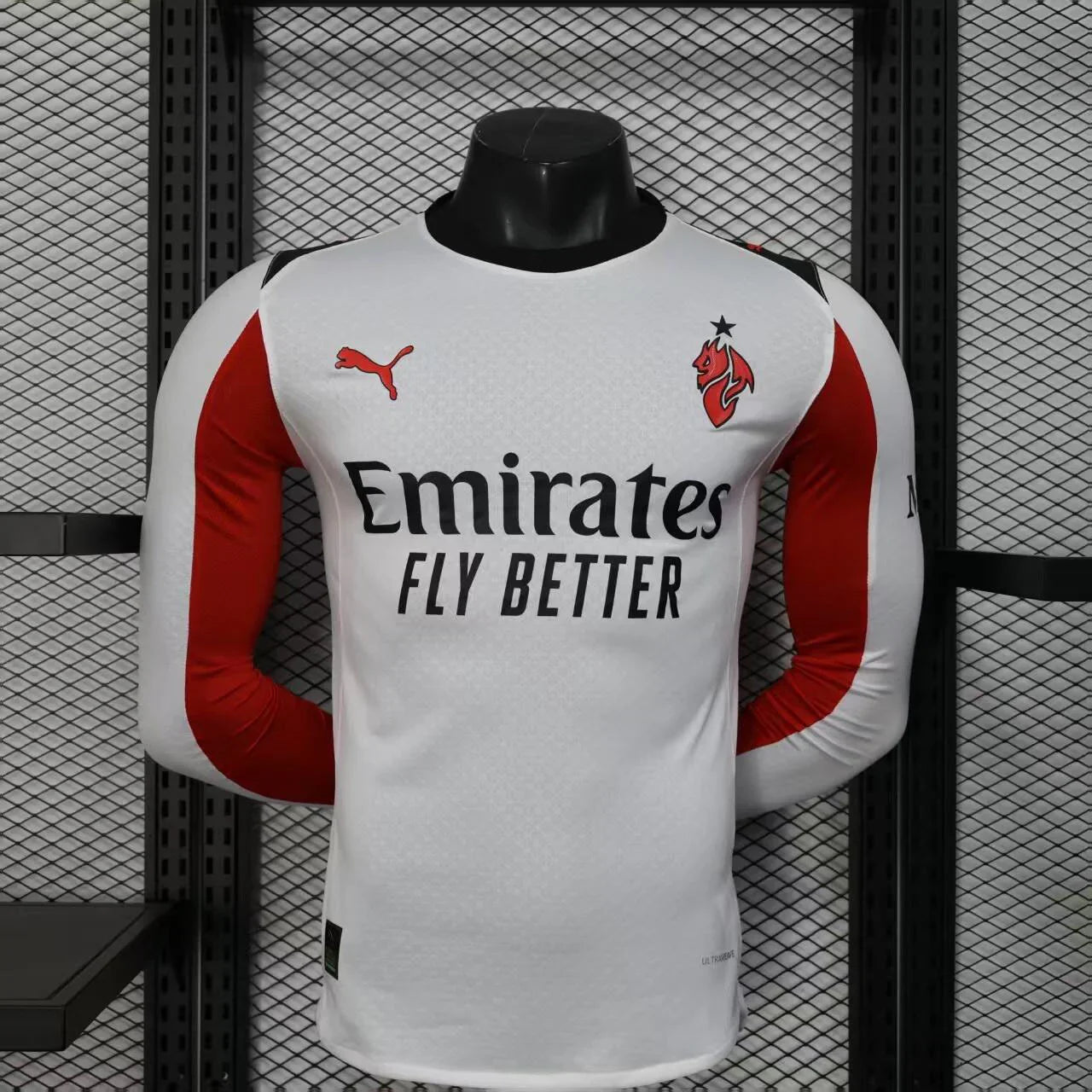 Camisola AC Milan mangas compridas 2025-26