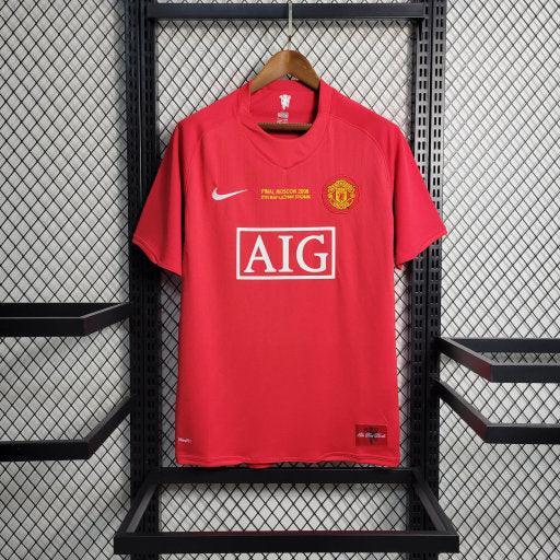 Voetbalshirt Retro Manchester United Thuis 2007-08