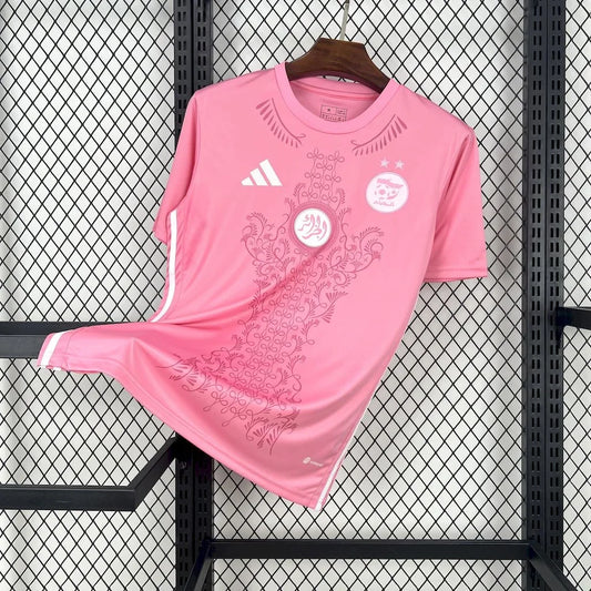 Camisola Argélia futebol rosa 2025 2026