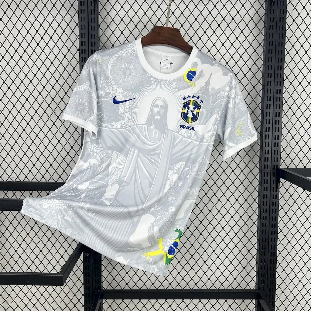 Voetbalshirt Brazilië concept 2025