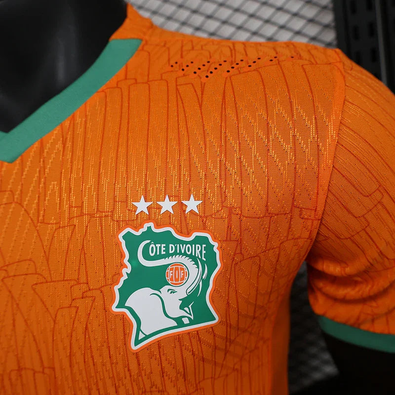 Camisola Costa do Marfim Casa Orange CAN 2025-26