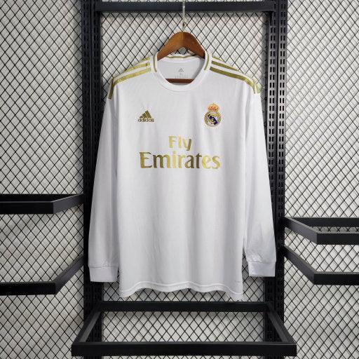 Camisola Real Madrid 2019 2020 mangas compridas retro
