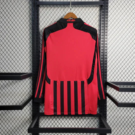 Camisola AC Milan Retro 2007 2008 Manga Comprida