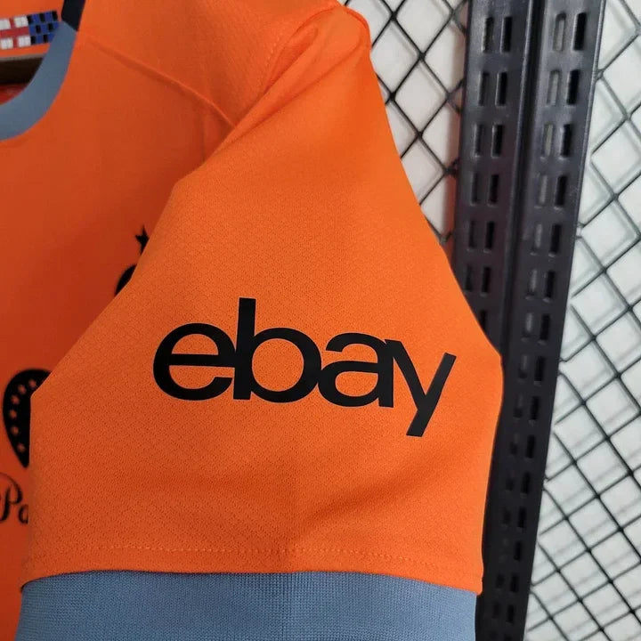Camisola Inter Milan  Futebol Third Orange 2023 2024