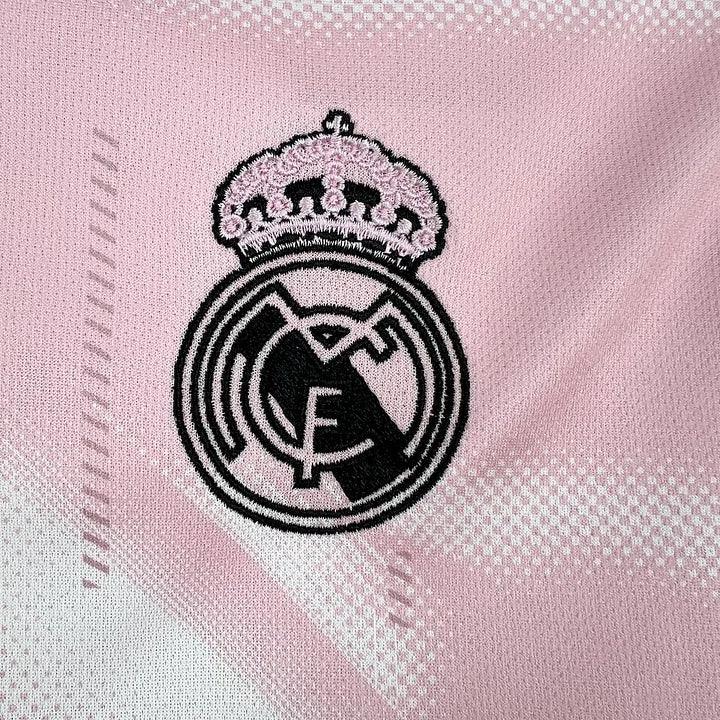 Fotballdrakt Real Madrid Konsept Rosa og Hvit 2025