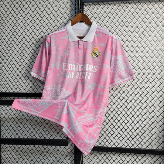 Fotballdrakt Real Madrid sesong 2023-2024 spesialedisjon Rosa Drage