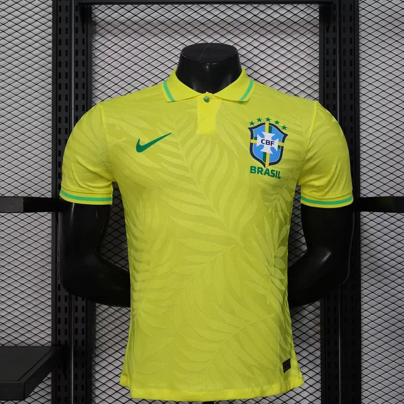 Voetbalshirt Brazilië Concept Groen & Geel 2025-26
