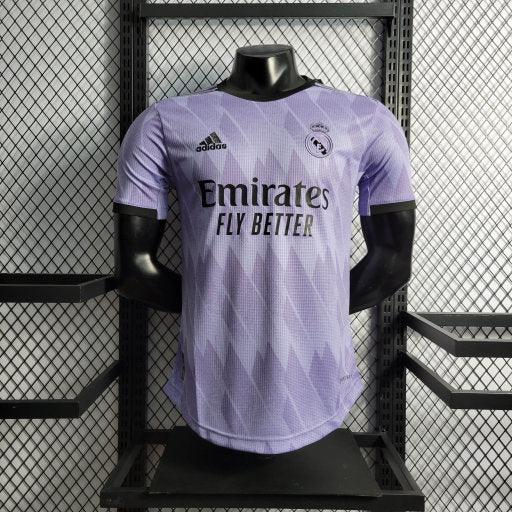 Camisola Real Madrid temporada 2022-2023 fora away violeta