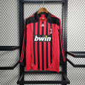 Voetbalshirt AC Milan Retro 2007 2008 Lange Mouw