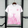 Camisola Brasil Conceito Rosa & Branco 2025-26