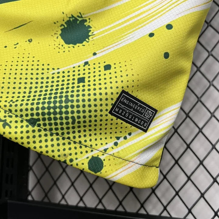 Camisola Brasil Conceito Verde Amarelo Águia 2024-25
