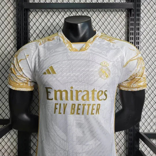 Camisola Real Madrid temporada 2023-2024 edição limitada dourado