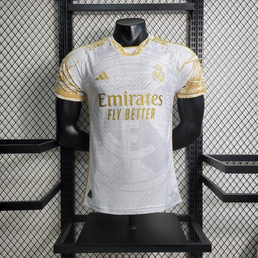 Camisola Real Madrid temporada 2023-2024 edição limitada dourado