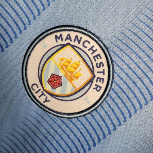 Fotballdrakt Manchester City 2023/24 langærmet