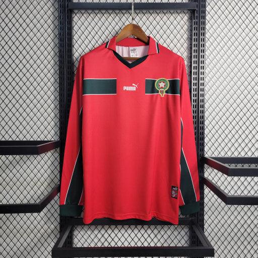 Camisola Marrocos Retro 98 Mangas Compridas