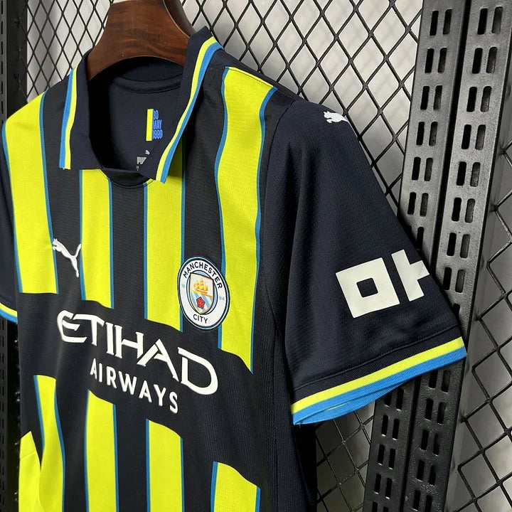 Manchester City camisola futebol 2024 2025 Fora