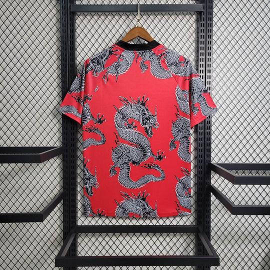 Camisola Futebol Manchester United Retro 2019 2020 Japão Dragão