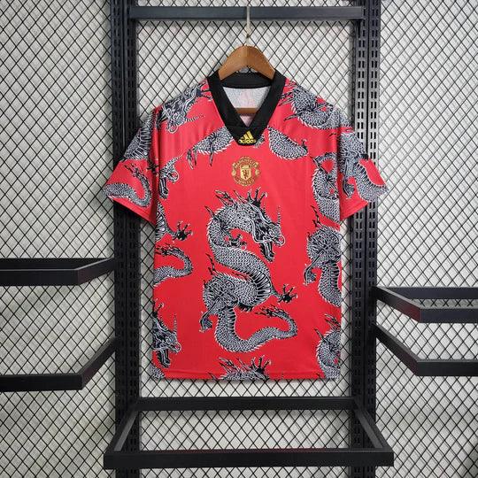 Camisola Futebol Manchester United Retro 2019 2020 Japão Dragão