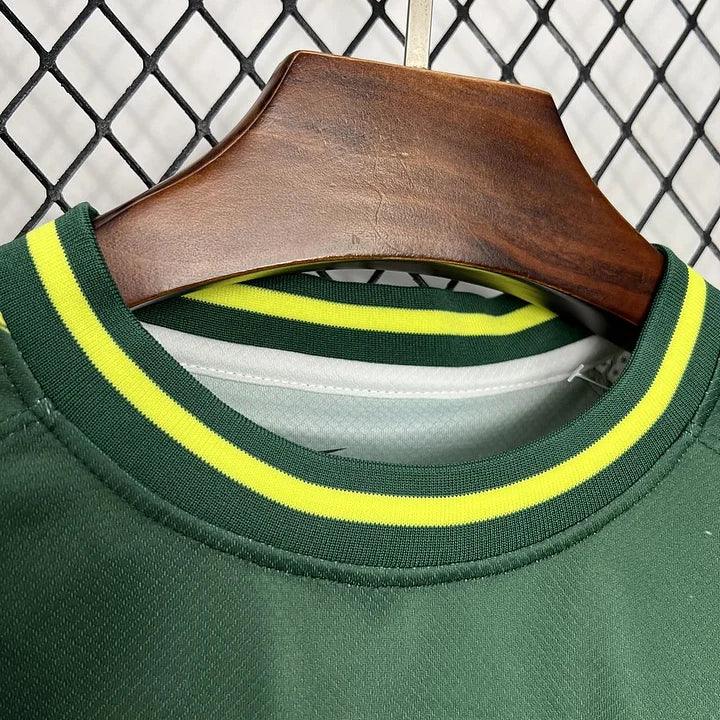 Camisola Brasil Conceito Verde Amarelo Águia 2024-25