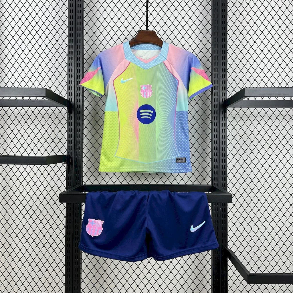 Kit Criança FC Barcelona conceito 2025-26