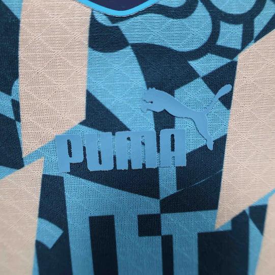 Fotballdrakt Manchester City Blå Retro Spesialedisjon 24/25
