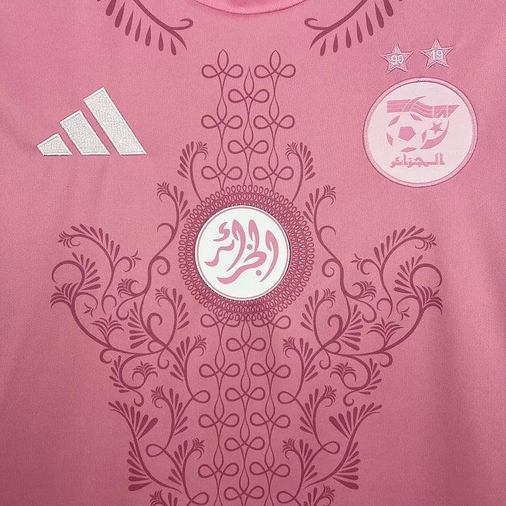 Camisola Argélia futebol rosa 2025 2026