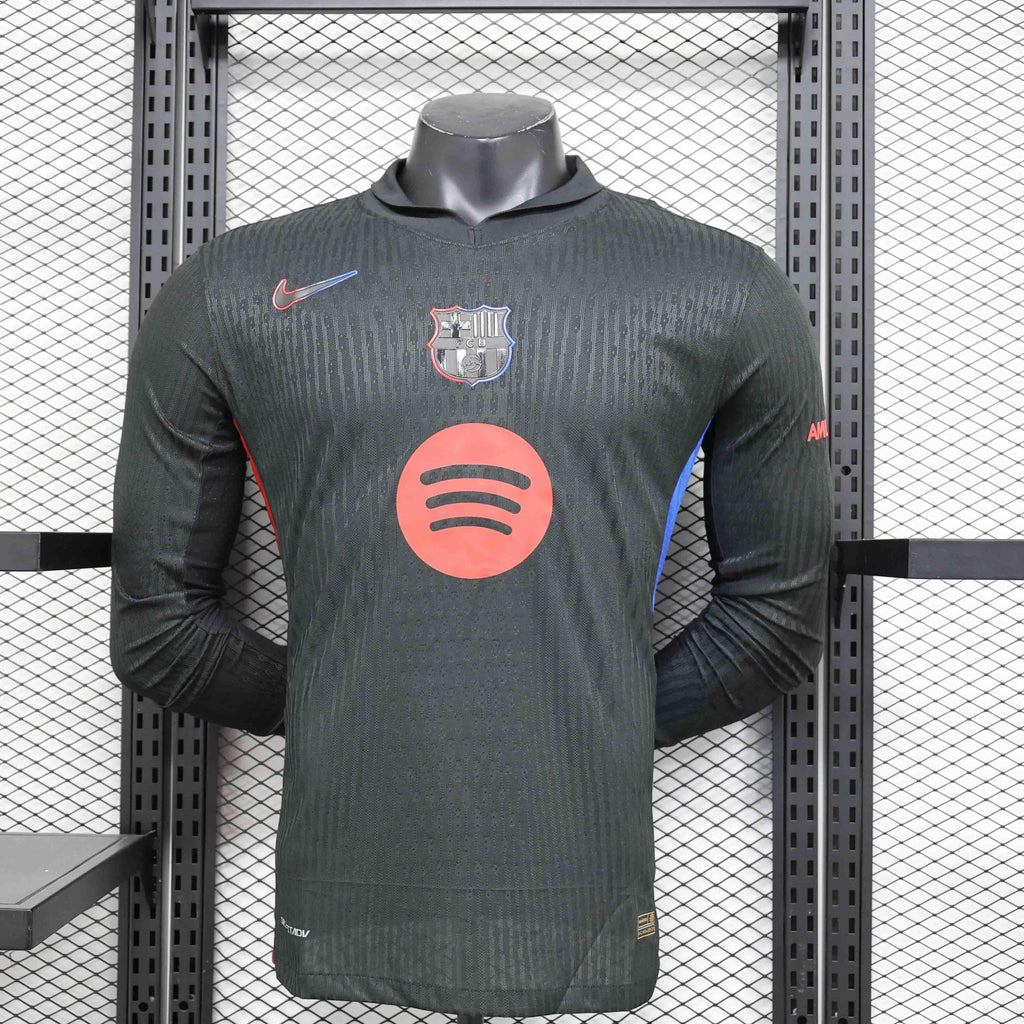 Camisola FC Barcelona fora mangas compridas 2024-25