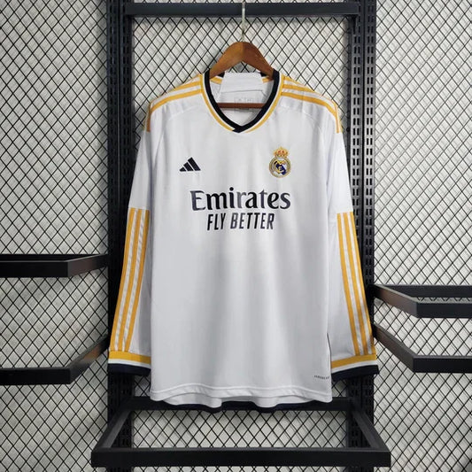 Camisola Real Madrid 2023 2024 mangas compridas