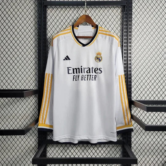 Voetbalshirt Real Madrid 2023 2024 lange mouw