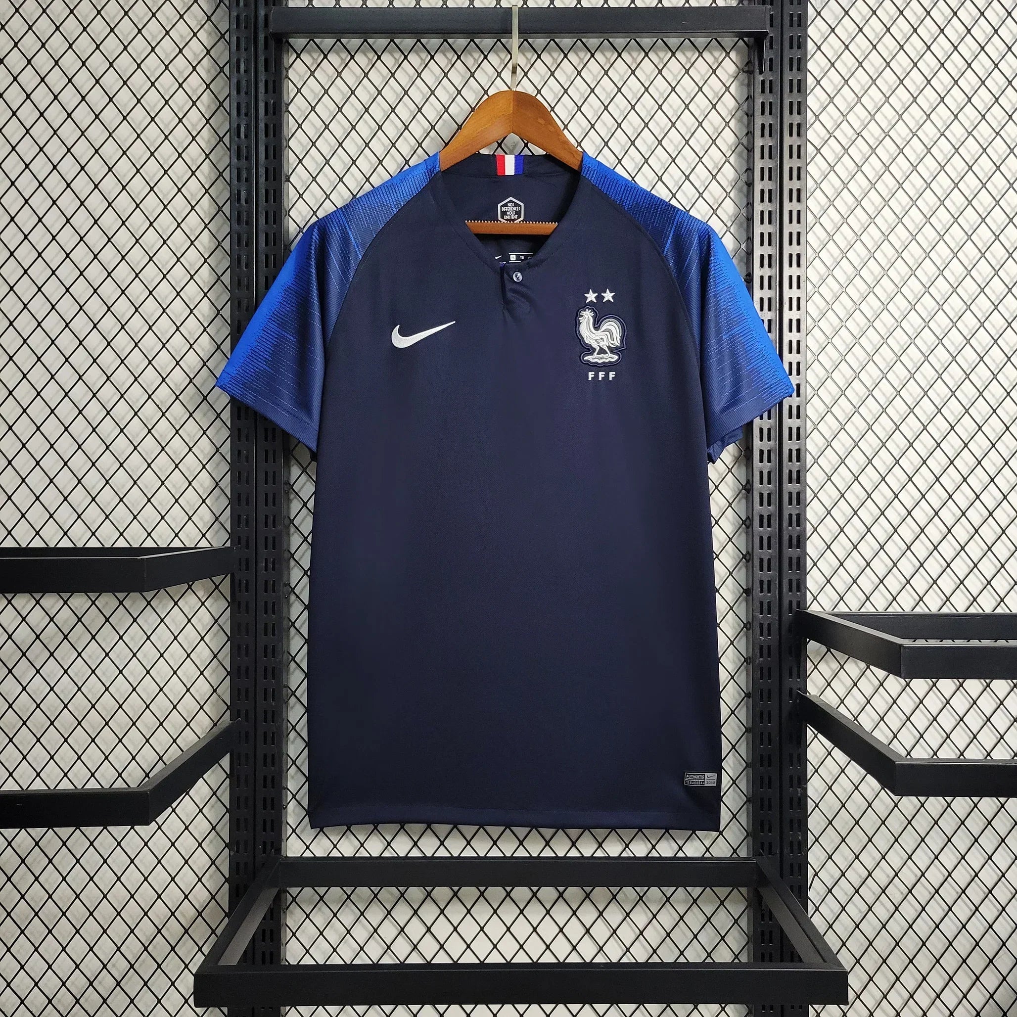 Camisola Seleção de França camisola retro 2018