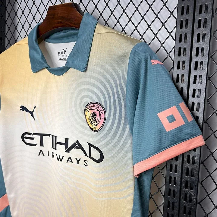 Fotballdrakt Manchester City 2024/25 fjerde