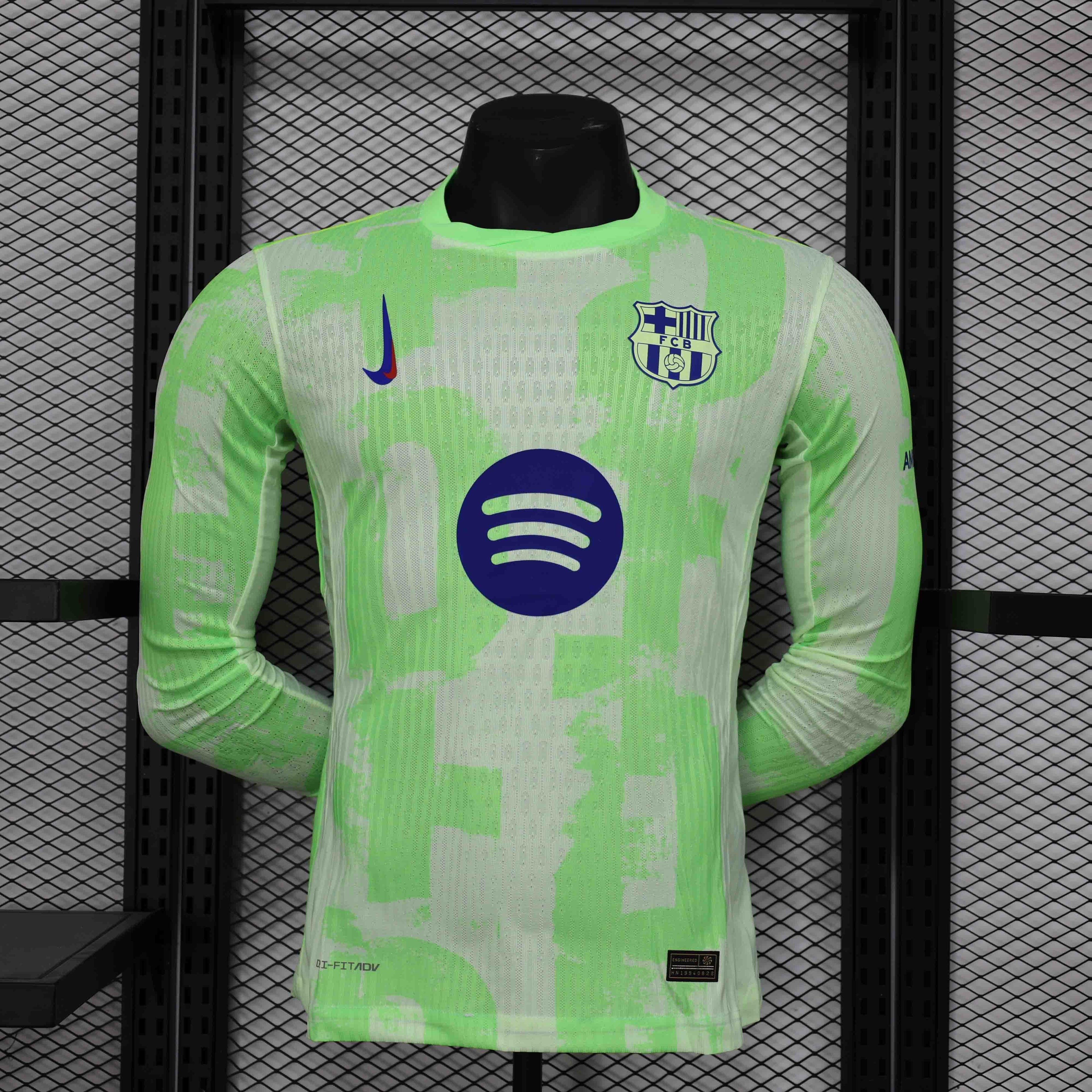 Voetbalshirt 24-25 Barcelona Lange Mouw